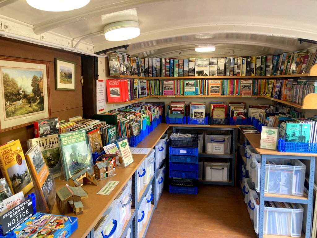 Inside the Book Wagon